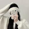 Gorro de Felpa Tejido Hecho a Mano para Celebraciones de Internet, Estilo Versátil, Grueso, Cálido, Protege Orejas y Cara, Gorro Pequeño de Lana, Estilo Coreano, Moderno para Niños