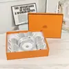 Juego de Tazas de Espresso Minimalistas de Lujo a Rayas Grises Estilo Europeo de Porcelana de Hueso para el Hogar, Taza de Café y Platillo para el Té de la Tarde