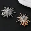Hebilla de Zapato Brillante con Pedrería, Broche Femenino para Traje, Pin de Diseño de Nicho, Accesorio de Pin Decorativo para Suéter para Otoño e Invierno