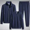 Traje Deportivo Casual para Hombre 2026, Conjunto de Tres Piezas para Primavera y Otoño, Ropa para Hombres de Mediana Edad y Padres Mayores, Atuendo de Primavera Tallas Grandes