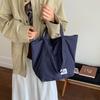 Bolso de Hombro Ligero Simple Estilo Japonés de Nylon para Viajes Cotidianos Bolso de Mano de Lona con Diseño Único de Gran Capacidad