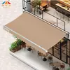 Fabricante de Toldos Aikeli Toldo Retrátil Manual Externo Toldo Dobrável para Pátio Uso Doméstico Beiral Varanda Toldo Elétrico