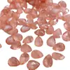 Pedras Soltas de Gema Rosa Fusion Estão Disponíveis do Fabricante, com Pedras Misturadas Cor de Doce em Pedras Soltas Sintéticas em Formato de Pera