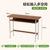 Escritorio de Madera Maciza para Apartamentos Pequeños, Escritorio de Estudio para Dormitorio, Mesa Estrecha Montada en la Pared, Escritorio de Escritura, Escritorio de Computadora Vintage Bauhaus para Uso Doméstico