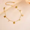 Tobillera de Acero de Titanio con Forma de Calabaza y Corazón de Lujo Ligero a la Moda para Mujer, Estilo Vacaciones en la Playa de Verano, Sensación de Alta Gama, Cadena de Tobillo que No se Desvanece