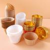 XYT Vaso de Papel para Hornear a Alta Temperatura Vaso Sombrero de Paja Vaso Mafen Rollo de Papel de Aluminio Vaso de Papel para Pastel Hogar Color Sólido Pastel