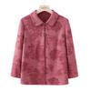 Camisas de Otoño para Mujeres de Mediana Edad y Mayores, Trajes Delgados de Abuela, Ropa de Manga Larga para Personas Mayores y Señoras, Solapas Sueltas de Abuela
