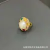 Nuevo Conjunto de Piedra Bruta Incrustada con Perla Barroca, Personalizado, Moderno, Lujo Ligero, Suministro Transfronterizo de Fábrica, Venta al por Mayor, Conjunto de Cuatro Piezas