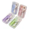 Conjunto de Cortador de Unhas para Bebê, Conjunto de Cuidados com Unhas de Recém-nascido, Lixa e Cortador de Unhas Infantis Atacado