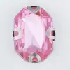 10*14mm Octagonal Rectangular Acrílico Blanco K Garra Diamante Cosido a Mano Diamante Accesorios para Vestido de Novia Material DIY