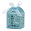 Fábrica de origen transfronteriza Boda Patrón Europeo Caja de Dulces Papel Perlado Fiesta Navideña Cartón de Dulces Blanco en stock