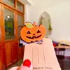 Acessórios de Cabelo Estéreo de Desenho Animado de Halloween Transfronteiriços Adereços para Vestido de Performance de Dança Chapéu de Mago Gato Preto Fantasma Clipe