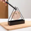Suporte para Espiral de Mosquito, Suporte Triangular para Espiral de Mosquito, Suporte de Banheiro Doméstico para Espiral de Mosquito, Queimador de Espiral de Incenso em Ferro Forjado, Cinzeiro para Espiral de Incenso