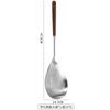 Espátula de Acero Inoxidable 304 Utensilios de Mango de Madera para el Hogar Resistente a Altas Temperaturas Colador Pala Juego de Utensilios de Cocina Cuchara para Sopa Suministros de Cocina