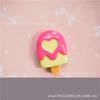 Paleta de Resina Corazón Artificial Helado Hebilla de Zapato Flor de Zapato Caja de Papelería Juguete de Comida DIY Accesorios de Joyería