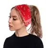 Estilo Boho Europeu e Americano Nova Faixa Esportiva Elástica Estampada Headband de Aba Larga Feminina Lenço de Cabeça de Algodão Headwear Atacado