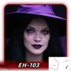 2025 Novos Adesivos de Tatuagem de Halloween Transfronteiriços Adesivos de Cicatriz para Rosto à Prova d'Água Adesivos de Cicatriz Engraçados de Terror de Halloween