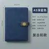 Cuaderno A5 Logo Personalizado Cuaderno Engrosado con Hebilla Reunión de Negocios Cuaderno A5 Bloc de Notas de Cuero Suave Venta al por Mayor