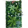 Transfronteiriço 50x 100cm Plantas Artificiais Simuladas Folhagem Decoração de Parede Externa Casamento Exposição Fachada de Loja Varanda