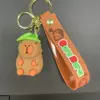 Figuritas de llavero de goma blanda de anime de dibujos animados, colgantes para mochila, accesorios para bolsos, pequeños adornos, al por mayor en stock para tiendas