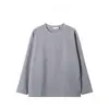 Otoño e Invierno Nueva Moda de Alta Calidad Tendencia Diseño Simple Pareja Casual Versátil Peso Pesado Moda Sudadera de Cuello Redondo