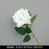 Flores artificiales blancas para decoración de escenas de boda, decoración del hogar, ramos artificiales, rosas, hortensias, gypsophila, venta al por mayor de flores artificiales