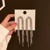 Shein Caliente Nuevo Nicho Mariposa Corbata de Moño Borla Pendientes para Mujeres Brillante Diamante Pequeños Pendientes Pendientes