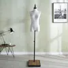 Suporte de exibição de modelo adereços loja de roupas manequim corpo inteiro vitrine manequim vestido de noiva modelo de boneca falsa suporte modelo infantil meio corpo