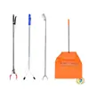 Aleación de Aluminio Mango Largo Extendido Pinza para Basura Recogedor Sanitario Pinza para Basura Herramienta Pinza Venta al por Mayor