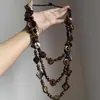 Collar Retro Étnico de Múltiples Capas con Concha de Coco y Cuentas para Mujer, Diseño de Nicho, Cadena para Clavícula de Alto Temperamento