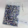 1440 Peças de Joias de Diamante para Unhas com Fundo Plano, Luxo Leve, Azul Elegante Gota d'Água Marquise Cubo de Açúcar Formato Especial Diamantes Decorativos para Nail Art