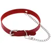 Colar de Corrente Estilo Punk Cool Nova Moda Transfronteiriça Colar de Gola Personalizado Corrente de Colar Colar de Couro