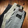 Pantalones casuales rectos ajustados de microelástico de cinco bolsillos para hombre, finos, de suministro para clientes, Tencel de lyocell, para primavera y verano, combinan con todo, cómodos