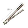Pinza para Hielo de Acero Inoxidable, Antideslizante, Material 304, Pinza para Cubitos de Hielo con Pinza de Carbón Magnética, Pinza para Ingredientes de Cocina Doméstica, Pinza Alimentaria 201