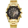 Nuevo Reloj Mecánico para Hombre Estilo Coreano con Esfera Grande Reloj para Hombre con Calendario Reloj de Cuarzo Reloj con Correa de Acero Reloj para Hombre Venta al por Mayor