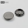 Cubierta decorativa tres en uno para muebles, rueda excéntrica de 10 mm y 12 mm, cubierta de plástico galvanizada, tapa de tapón de orificio a prueba de polvo