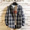 2022 primavera y verano nueva camisa de algodón para hombre moda coreana para hombre camisa de manga larga para hombre venta al por mayor cs1919
