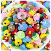Parche de Accesorios de Resina de Dibujos Animados para Bricolaje, Pegamento en Crema, Paquete de Materiales para Fundas de Teléfono Móvil y Joyería, Pato de Goma Mixto, Pinza para el Cabello Infantil