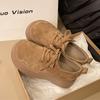 Sapatos Populares Femininos com Aumento de Altura de 5cm, Mocassins com Bico Largo para Mulheres, Novos Sapatos Birkenstock de Plataforma com Cadarço de Solado Espesso para a Primavera de 2025