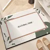 Alfombrilla de Baño Moderna Minimalista de Barro de Diatomeas Suave Felpudo Antideslizante de Secado Rápido para Puerta de Baño Felpudo Absorbente de Agua para Inodoro