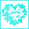 Día de San Valentín amor Día de la Madre pintura de letras en inglés plantilla hueca herramienta molde para pastel de mousse tamiz de azúcar en polvo molde de spray
