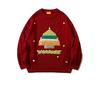 Suéter Navideño Retro Americano de Punto de Cuello Redondo para Niños Invierno Nuevo Holgado Casual de Punto Suave y Ceroso