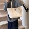 Bolsa de Viaje Linda de Gran Capacidad Estilo Coreano para Mujer 2026 Bolso Tote Simple y de Moda Bolso de Hombro Versátil Casual Gama Alta