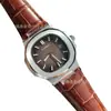 Venta Caliente de Aliexpress Reloj 3K Grenade Nautilus para Hombre Reloj Mecánico Totalmente Automático Correa de Piel de Vaca Reloj de Pulsera Daiska