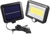 Luz de Pared LED Solar con Inducción de Cuerpo Humano Impermeable para Exterior Dividida Luz de Jardín Luz de Garaje Luz de Balcón Luz de Calle