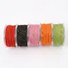 Cordón para pulsera de hilo de oro de 18 hebras 30m Cordón trenzado artesanal estilo Tíbet Cordón con borla de cuentas budistas hecho a mano para DIY
