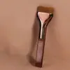 Nuevo Pincel de Base de Venta Caliente Único Ultra Delgado Ensanchado con Forma de Lengua, Corrector Sin Marcas, Herramienta de Belleza de Cabeza Plana Suave