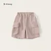 Roupas Infantis Youbao Calças Casuais para Meninas Cor Sólida Versátil Calças Cargo Infantis Calças para Meninos Verão Finas Novas Calças Infantis