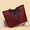 Bolso de Ocio de Gran Capacidad para Comercio Exterior Transfronterizo, Bolso de Hombro Simple Nuevo para Mujer, Bolso Tote Oxford para Estudiante y Viajero