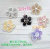 Grampo de Cabelo Flor de Camélia de Alta Qualidade Estilo Europeu e Americano, Acessório Minimalista para Rabo de Cavalo Alto, Acessório de Roupa DIY